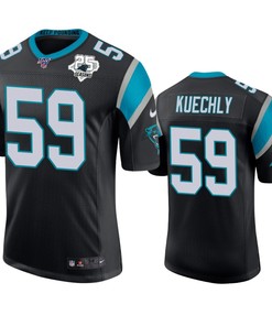 Carolina Panthers Luke Kuechly Black 25th Season Vapor Limited Jersey