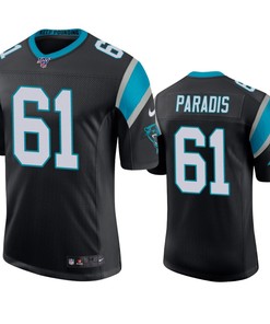 Carolina Panthers Matt Paradis Black 100th Season Vapor Limited Jersey