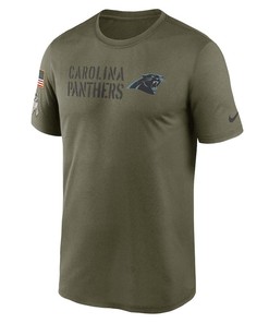Carolina Panthers Men 2022 Salute to Service Legend Team T-Shirt - Olive