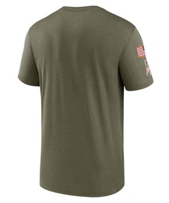 Carolina Panthers Men 2022 Salute to Service Legend Team T-Shirt - Olive