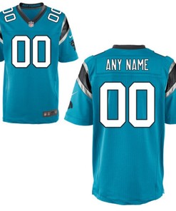 Carolina Panthers Nike Game Custom Jersey - Blue