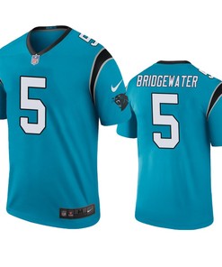 Carolina Panthers Teddy Bridgewater Blue Color Rush Legend Jersey - Mens