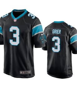 Carolina Panthers Will Grier 2019 Nfl Draft Black Game Jersey