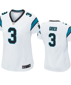 Carolina Panthers Will Grier 2019 Nfl Draft White Game Womens Jersey