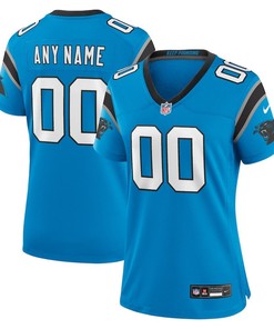 Carolina Panthers Women's Alternate Custom Game Jersey - Blue