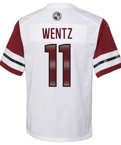 Carson Wentz 11 Washington Commanders Youth Game Jersey - White