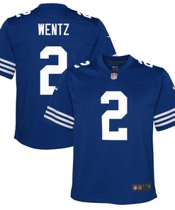 Carson Wentz Indianapolis Colts Alternate Game Jersey - Royal Nfl