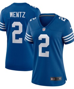 Carson Wentz Indianapolis Colts Womens Alternate Game Jersey - Royal Nfl