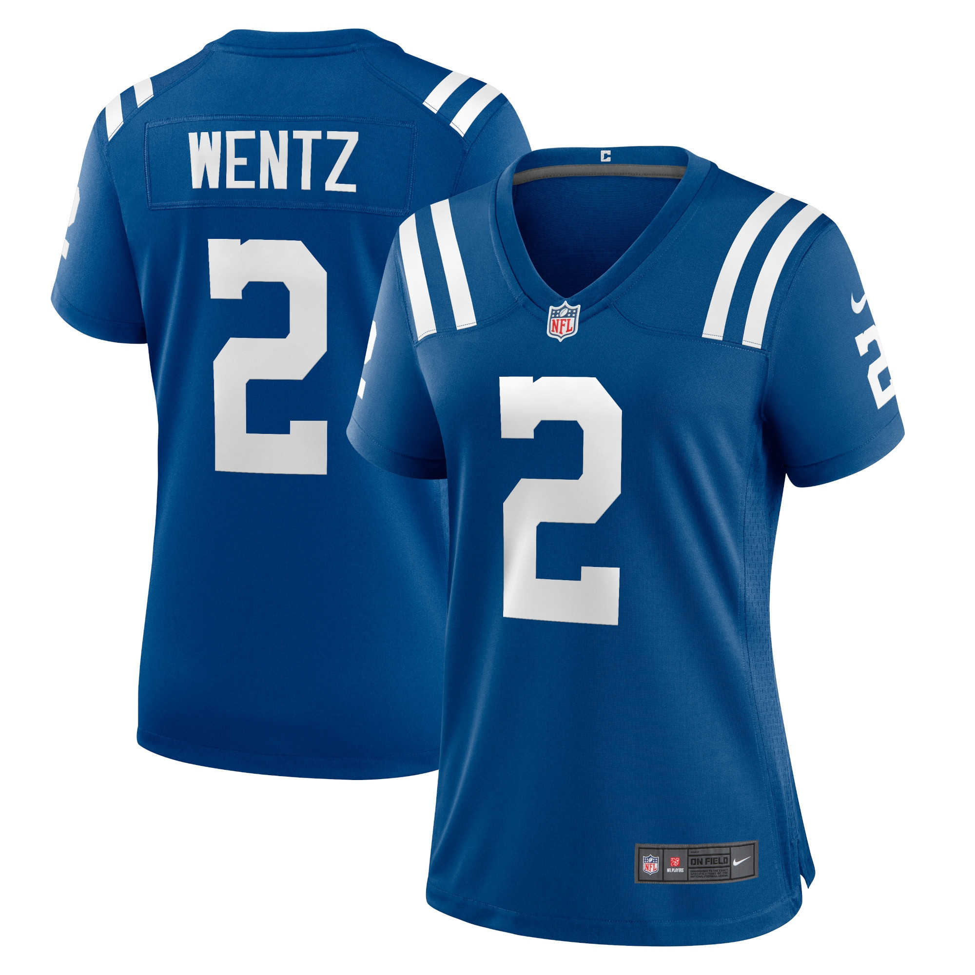 Carson Wentz Indianapolis Colts Womens Game Jersey Royal Nfl