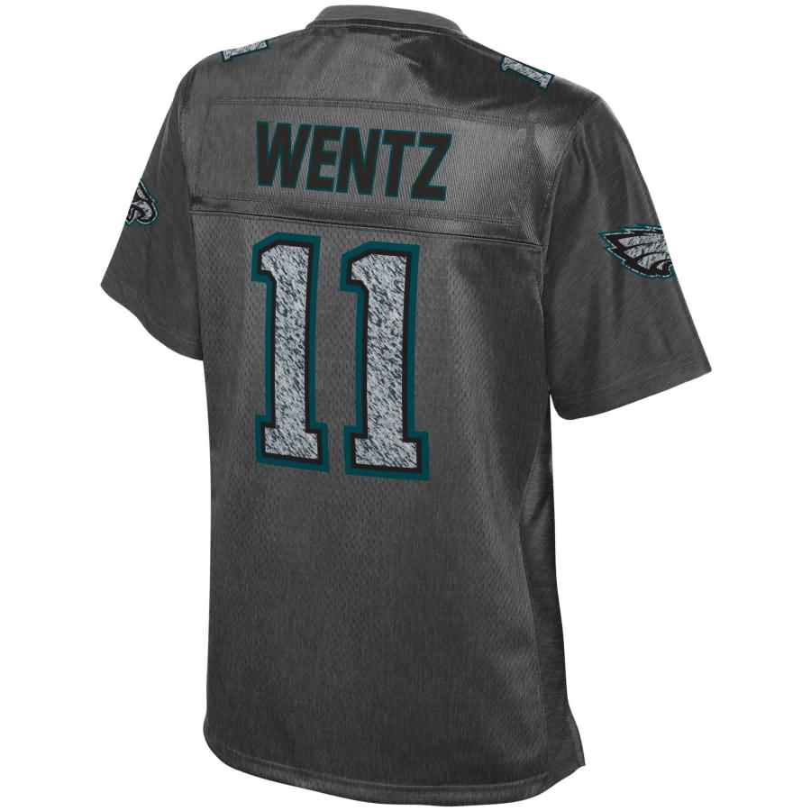 Carson Wentz Philadelphia Eagles Nfl Pro Line Womens Fashion Static Jersey - Gray