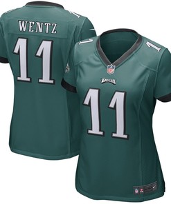 Carson Wentz Philadelphia Eagles Nike Womens Game Jersey - Green