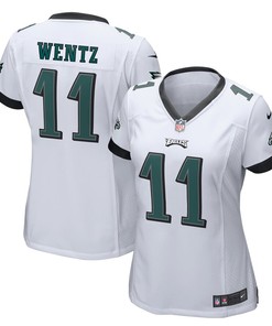 Carson Wentz Philadelphia Eagles Nike Womens Game Jersey - White