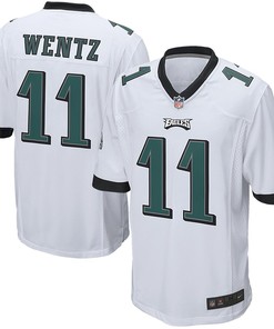 Carson Wentz Philadelphia Eagles Nike Youth Game Jersey - White