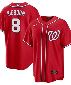 Carter Kieboom Washington Nationals Alternate Replica Player Name Jersey - Red Mlb
