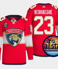 Carter Verhaeghe 23 Florida Panthers Red Jersey 2023 NHL All-Star