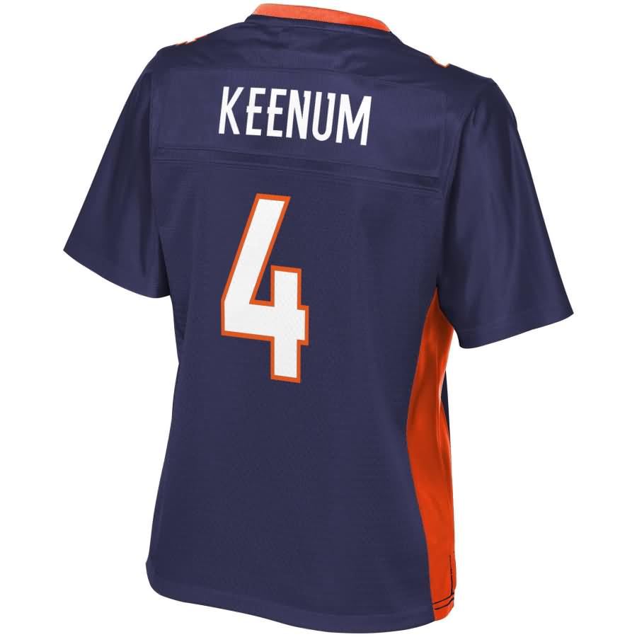 Case Keenum Denver Broncos Nfl Pro Line Womens Alternate Player Jersey - Navy
