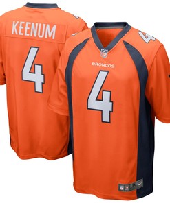 Case Keenum Denver Broncos Nike Game Jersey - Orange