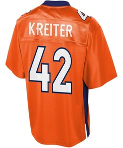 Casey Kreiter Denver Broncos Nfl Pro Line Player Jersey - Orange
