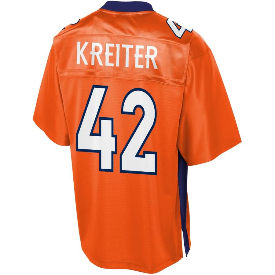 Casey Kreiter Denver Broncos Nfl Pro Line Player Jersey - Orange