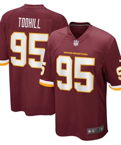 Casey Toohill Washington Football Team Game Jersey - Burgundy Nfl