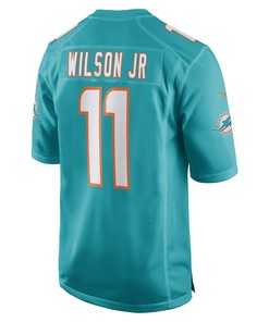 Cedrick Wilson Jr. Miami Dolphins Game Player Jersey - Aqua