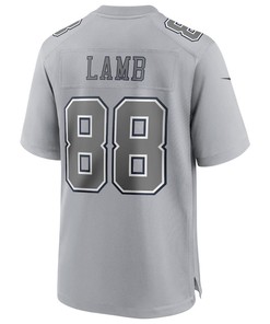 CeeDee Lamb 88 Dallas Cowboys Atmosphere Fashion Game Jersey - Gray