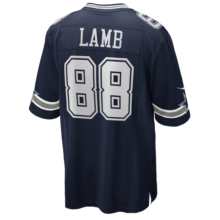 CeeDee Lamb 88 Dallas Cowboys Game Jersey - Navy