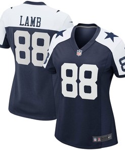 CeeDee Lamb 88 Dallas Cowboys Women's Alternate Game Team Jersey - Navy