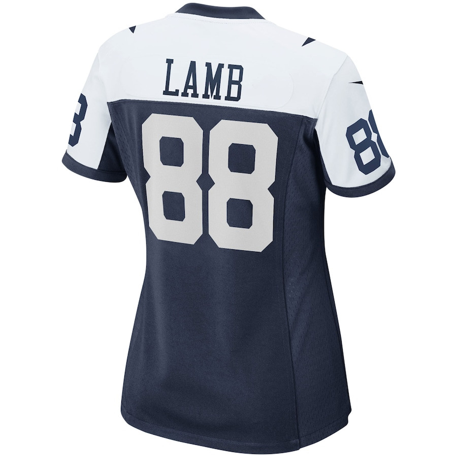 CeeDee Lamb 88 Dallas Cowboys Women's Alternate Game Team Jersey - Navy