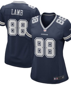 CeeDee Lamb 88 Dallas Cowboys Women's Game Jersey - Navy