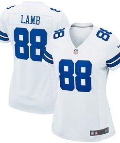 CeeDee Lamb 88 Dallas Cowboys Women's Game Jersey - White