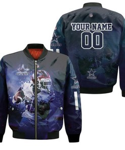 Ceedee Lamb 88 Dallas Cowboys Oklahoma Sooners 3D Personalized Bomber Jacket Model 1048