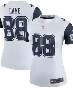 Ceedee Lamb Dallas Cowboys Womens 2nd Alternate Legend Jersey - White Nfl