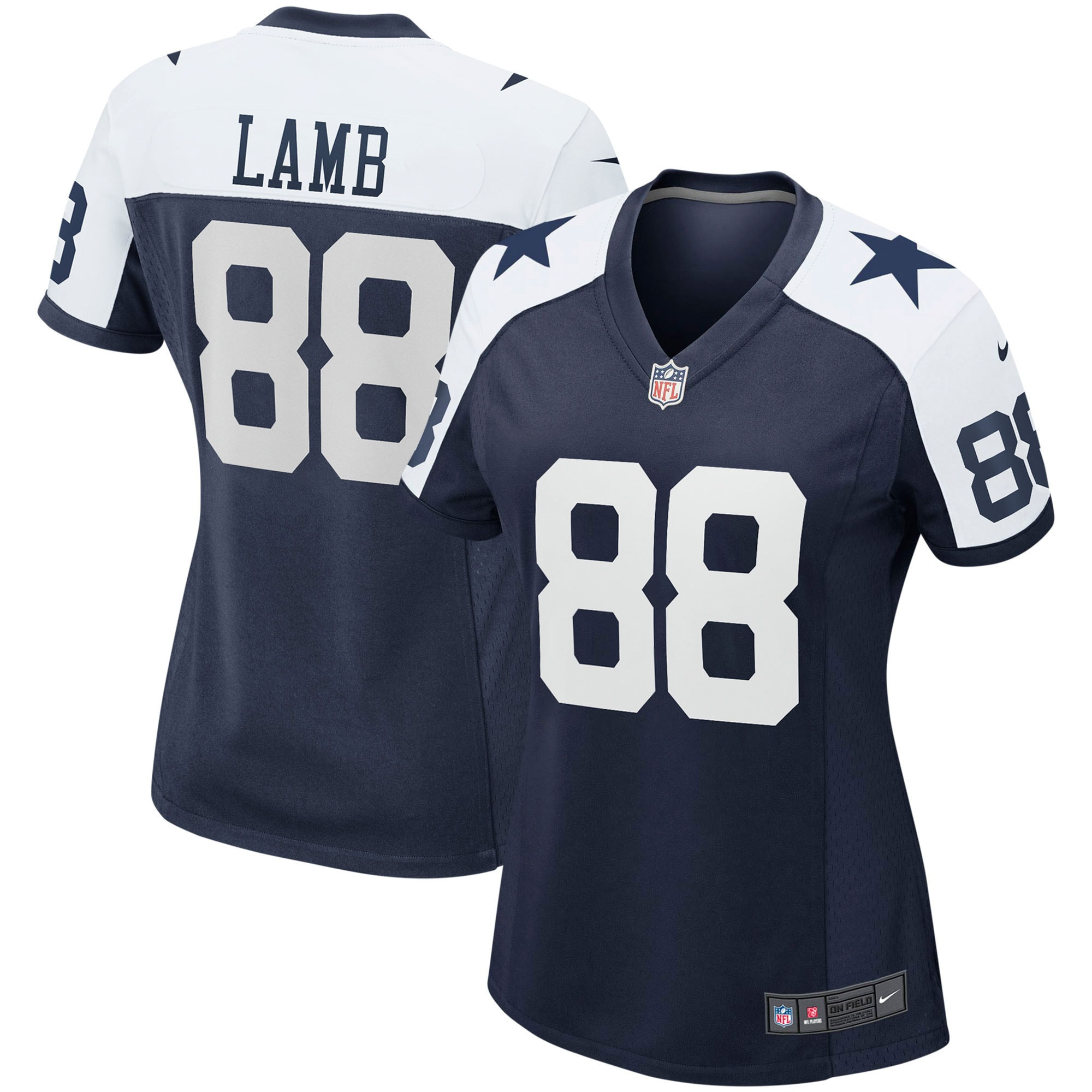 Ceedee Lamb Dallas Cowboys Womens Alternate Game Team Jersey Navy Nfl