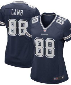 Ceedee Lamb Dallas Cowboys Womens Game Jersey Navy Nfl