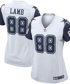 Ceedee Lamb Dallas Cowboys Womens Game Jersey - White Nfl