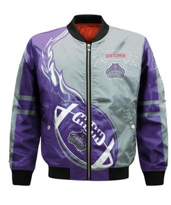 Centenary Gentlemen Bomber Jacket Flame Ball - NCAA