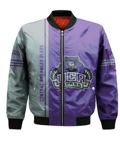 Central Arkansas Bears Bomber Jacket Half Style - NCAA