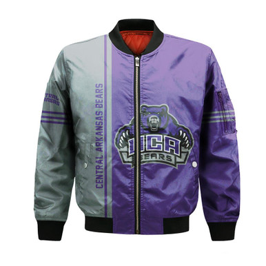 Central Arkansas Bears Bomber Jacket Half Style - NCAA