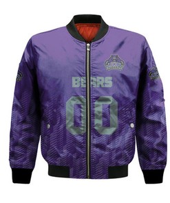 Central Arkansas Bears Bomber Jacket Logo Sport Ombre  - NCAA