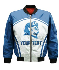 Central Connecticut Blue Devils Bomber Curve Style Sport- NCAA