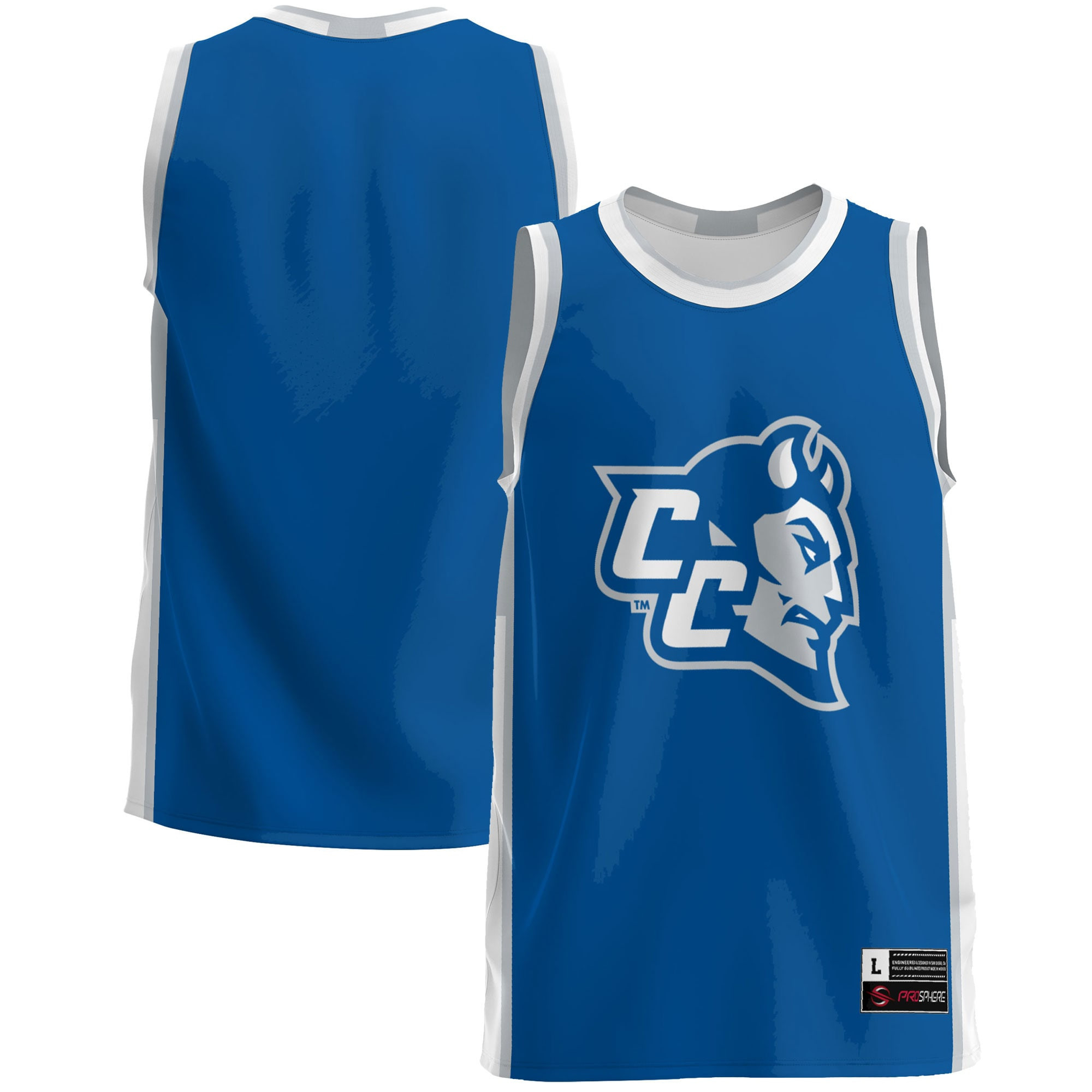 Central Connecticut State Blue Devils Basketball Jersey - Blue Ncaa