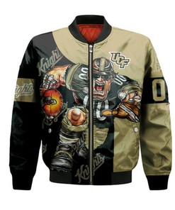 Central Florida Knights Bomber Jacket Football Go On - NCAA