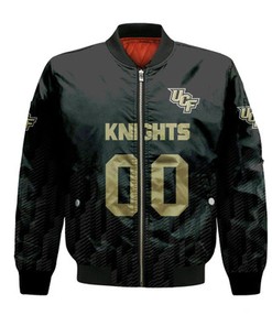 Central Florida Knights Bomber Jacket Logo Sport Ombre  - NCAA