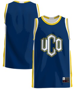 Central Oklahoma Bronchos Basketball Jersey - Blue Ncaa