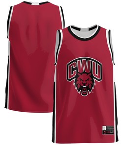 Central Washington Wildcats Basketball Jersey - Crimson Ncaa