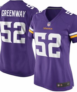 Chad Greenway Minnesota Vikings Nike Womens Game Jersey - Purple