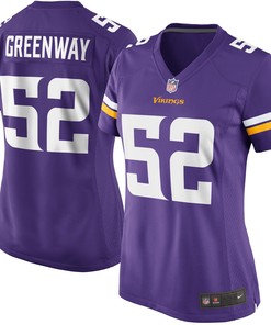 Chad Greenway Minnesota Vikings Womens Game Jersey - Purple Nfl