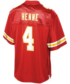 Chad Henne Kansas City Chiefs Nfl Pro Line Youth Team Color Player Jersey - Red