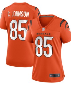 Chad Johnson Cincinnati Bengals Womens Retired Game Jersey - Orange Nfl